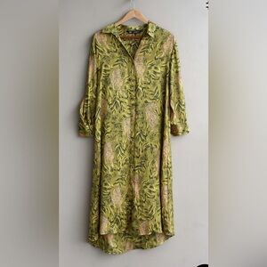 ZARA NEW ANIMAL PRINT MIDI DRESS  SIZE S